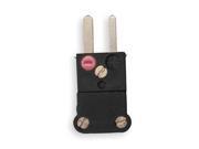 TEMPCO TCA 101 105 Thermocouple Plug J Miniature Black