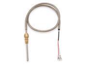 TEMPCO TCP60089 Thermocouple Probe Type J Length 4 In