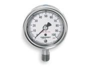 Ashcroft Pressure Gauge 1 4 NPT 0 to 100 psi 2 1 2 251009SW02LX6B100