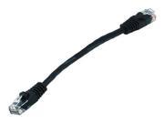 4974 Patch Cord Cat5e .5Ft Black