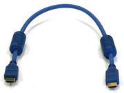 3944 HDMI Cable Std Speed Blue 1.5ft 28AWG