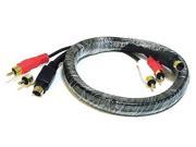 2187 RCA S Video Cable Black 3 ft.