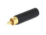 7243 RCA Plug to 1 4Inch S Jack Adapter