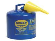 EAGLE UI 50 FSB Type I Safety Can 5 gal Blue