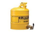 Type I Safety Can Yellow Justrite 7150250