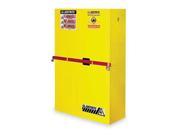 JUSTRITE SC29884Y Flammable Safety Cabinet 45 Gal. Yellow