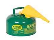 EAGLE UI 20FSG Type I Safety Can 2 gal. Green 9 1 2 H