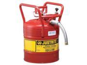 17 1 4 Type II DOT Safety Can Red Justrite 7350130