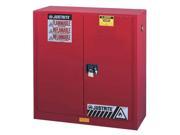 Flammable Liquid Safety Cabinet Red Justrite 893001