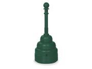 EAGLE 1208GREEN Cigarette Receptacle Green HDPE 17 1 4In