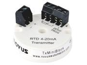 NOVUS TxIMiniBlock Pt100 Transmitter 4 20 mA Loop Powered