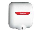 DAYTON 38A940 Hand Dryer White 11000 LFM HEPA Filter