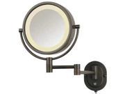 See All Industries Lighted Makeup Mirror 8 Bronze 5X HLBZSA895D