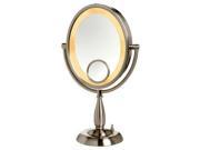 See All Industries Lighted Makeup Mirror 10 Nickel 10X HLNTP1015V