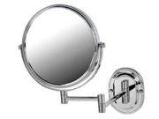 See All Industries Wall Makeup Mirror 8 Chrome 7X JCSA897