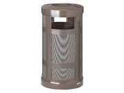 RUBBERMAID FGA17SUABZPL Ash Trash Can 17 gal. Bronze