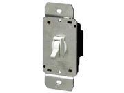 Dimmer Toggle 600W 1P White LEVITON MFG Receptacles and Switches 6641 W