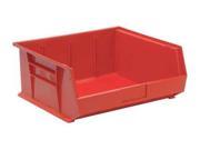 QUANTUM STORAGE SYSTEMS QUS250RD Hang Stack Bin 14 3 4L x 16 1 2W Red