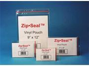 12 Self adhesive Vinyl Zip Seal Vinyl Pouch Hol Dex ZSA 912