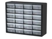 Plastic Storage Cabines 24 Drawer 6 3 8 x20 x16 BK CL