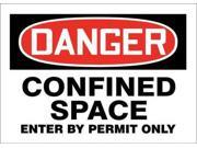 ACCUFORM SIGNS 219080 10X14A Danger Sign Alum 10x14 In English