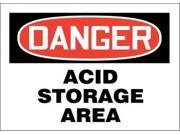 ACCUFORM SIGNS 219057 7X10P Danger Sign Plastic 7x10 In English