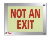 Exit Sign Safe Glow NAE 06R CS 9 11 32 Hx12 5 32 W