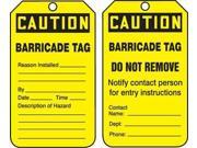 Caution Tag Accuform Signs TAB105PTP 5 3 4 Hx3 1 4 W