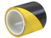 Black Yellow Hazard Marking Vinyl Tape 3M Preferred Converter 7662 W