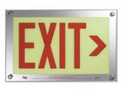 Exit Sign Safe Glow DER 06R TS 9 1 2 Hx14 5 8 W