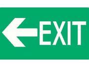 ADDLIGHT 5.00 Exit Sign 8 x 12In Glow GRN Exit ENG