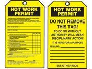Permit Tag By The Roll Accuform Signs TAR706 6 1 4 Hx3 W