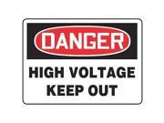 Danger Sign Accuform Signs MELC128VP 10 Hx14 W