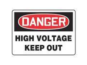 Danger Sign Accuform Signs MELC128VA 10 Hx14 W