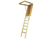 L305P Big Boy 350 lbs. Load Capacity 30 in. x 60 in. Open Ceiling Wood Attic Ladder for 10 ft. Ceiling Heights