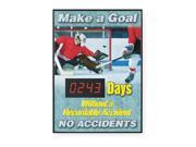 Electronic Safety Scoreboard Accuform Signs SCA276 28 Hx20 W