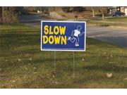 TAPCO 373 01535S Traffic Sign 16 x 24In YEL and WHT BL