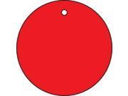 22CM86 Blank Tag 2 x 2In Red PK 10