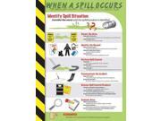 ACCUFORM SIGNS PST810 Poster When A Spill Occurs 18 x 24 In.