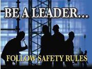 ACCUFORM SIGNS PST113 Poster Be A Leader 18 x 24 In.