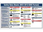 Right To Know Safety Data Sheets Poster Accuform ZTP133 20 Hx32 W