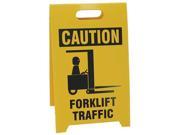 Floor Safety Sign See All Industries TP CFORK 20 Hx12 W