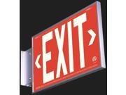 ADDLIGHT 8.924RF Exit Sign 9 1 4x14 7 8in Red Ylw Surf