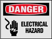 ELECTROMARK Y453460 Danger Label Electrical Hazard PK8