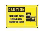 Waste Label Accuform Signs LCHL609VSP 3 1 2 Hx5 W