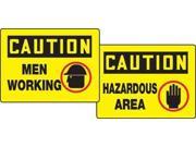 Caution Sign Accuform Signs PFK615 18 Hx24 W