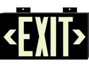 Exit Sign Brady 38098B 8 1 4 Hx15 W