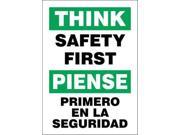 Think Sign Accuform Signs 219152 14X10A 14 Hx10 W