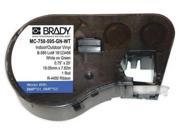 BRADY MC 750 595 GN WT Label Cartridge White Green 300 In. W