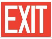 Exit Sign Accuform Signs 219098 7X10A 7 Hx10 W